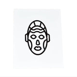 African mask poster