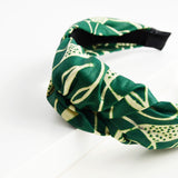 handcrafted green headband
