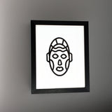 African mask poster
