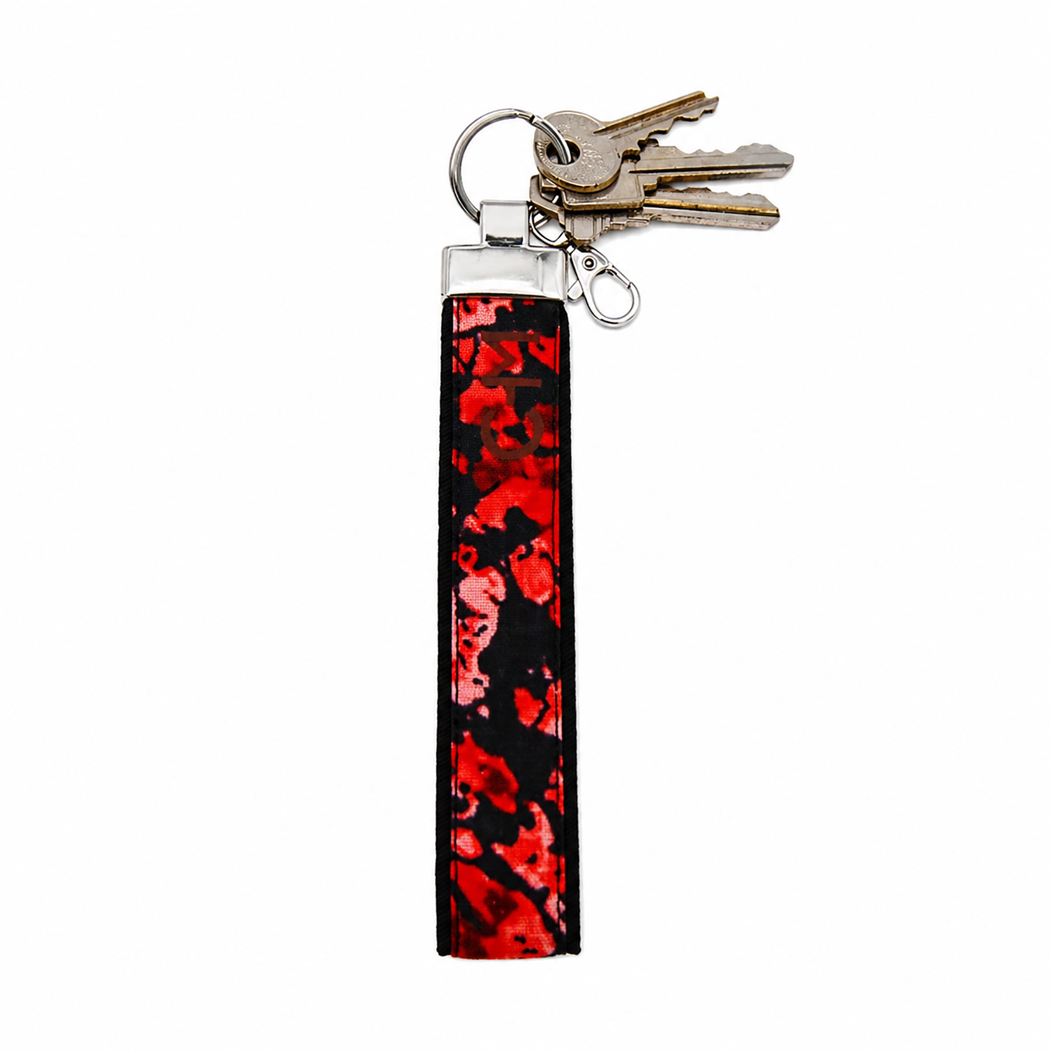 Porte-clé en tissu Coo-Mon avec clés attachées, facile à repérer dans un sac