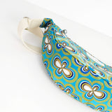 Belt bag - blue and gold