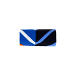 Knot for running headband - Blue, White & Black