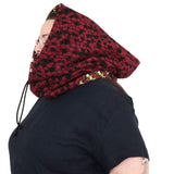 Reversible Hooded Neck Warmer – Red