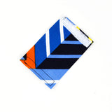 Knot for running headband - Blue, White & Black