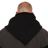 Reversible Hooded Neck Warmer – Black and white