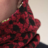 Reversible Hooded Neck Warmer – Red