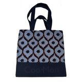 Sac réutilisable pour les courses et le marché - bleu, gris