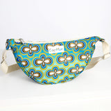 Belt bag - blue and gold