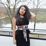wide reversible women knot belt