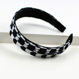 Bow Knot Headband - Black & White African Print