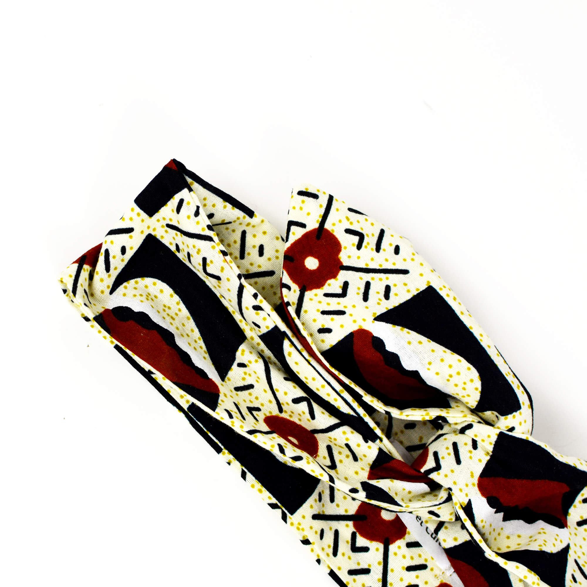 Wire Tie Headband, headwrap - Cowrie