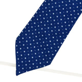 Blue tie with white stars