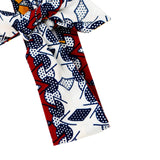 Bow Tie Headband - Colorful African Loincloth