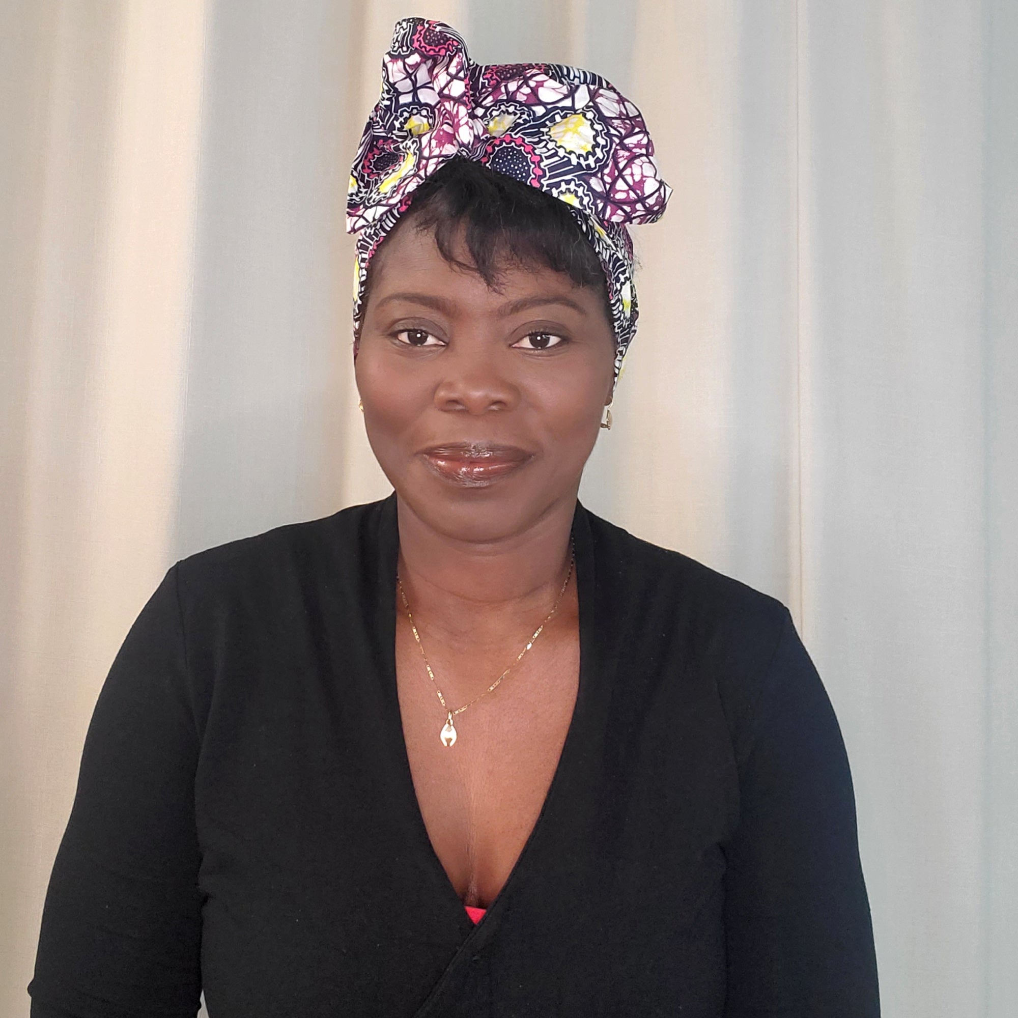 Wire Headband, headwrap - Orange & Green