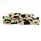 Wire Tie Headband, headwrap - Cowrie