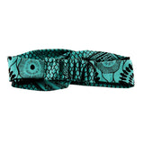 Bandeau Croisé - Vert Pagne Africain Wax