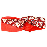 Twist Headband, Criss Cross Head Wrap - Pink African Print