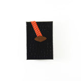Red Bow Tie - White Polka Dots Shweshwe