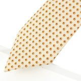 Beige polka dot tie