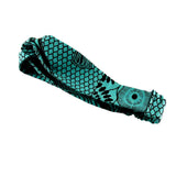 Twist Headband - Green African Print