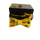 Noeud Papillon Et Bretelles - Jaune Shweshwe