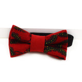 Boy Bow Tie, Kid And Toddler - Red African Print