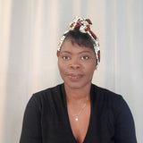 Wire Headband, headwrap - Cowrie