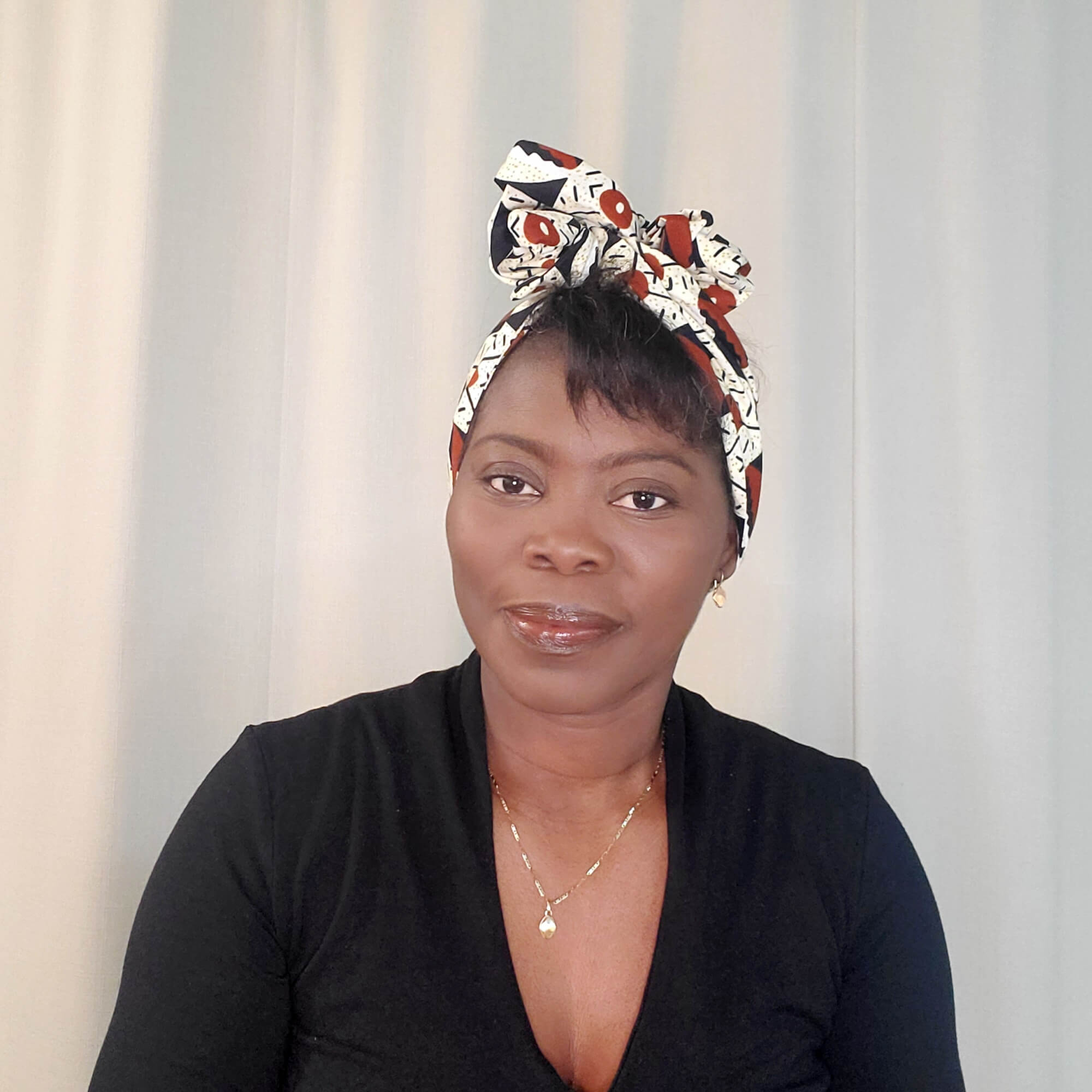 Wire Headband, headwrap - Cowrie