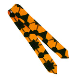 Bow Tie Headband - Orange And Green African Print