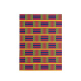 Gift Wrap Paper - Blue Yellow Green Kente