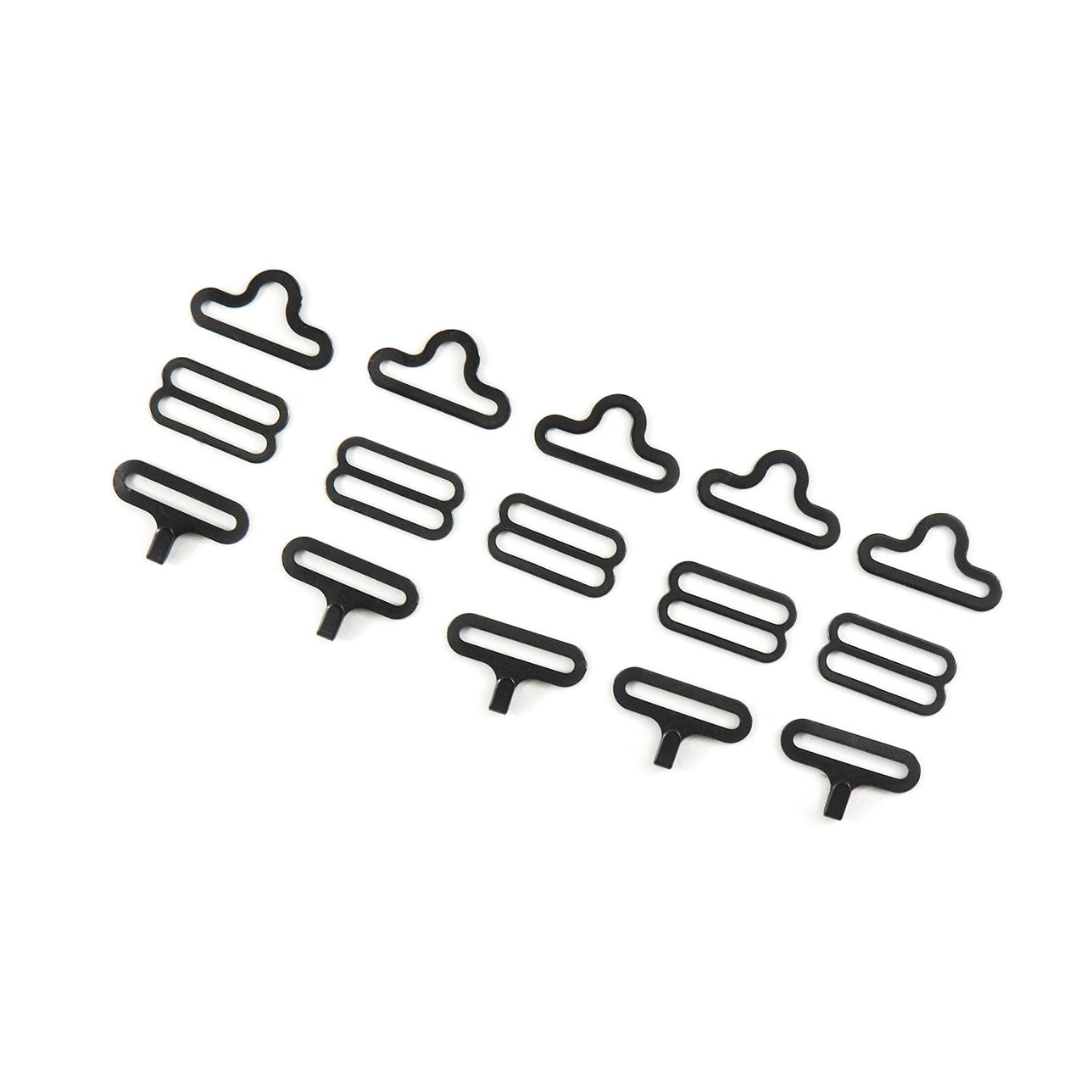 Lot De 10 Ensembles DIY D'Attaches Métalliques Noirs Pour Nœud Papillon
