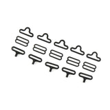Bow Tie DIY Black Metal Hardware- Sets Of 10