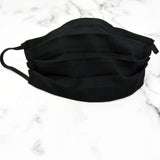 Black Fabric Face Mask