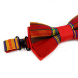 Plaid Bow Tie - Red Madras