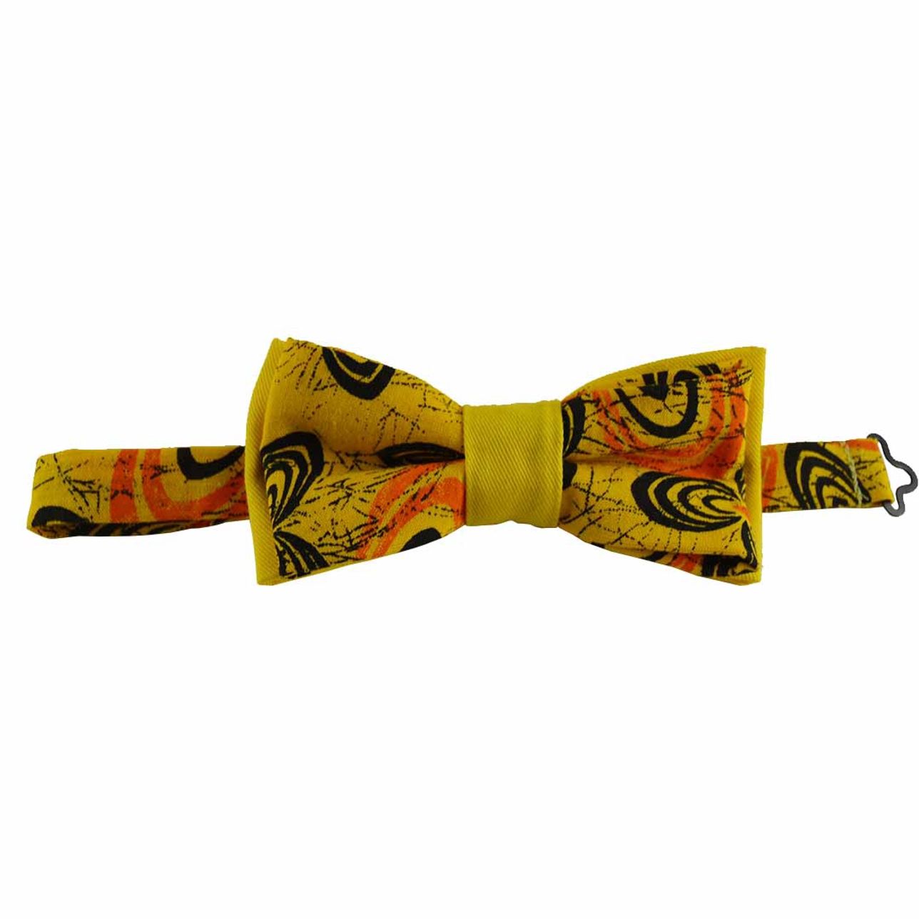 Noeud Papillon Et Bretelles - Jaune Shweshwe