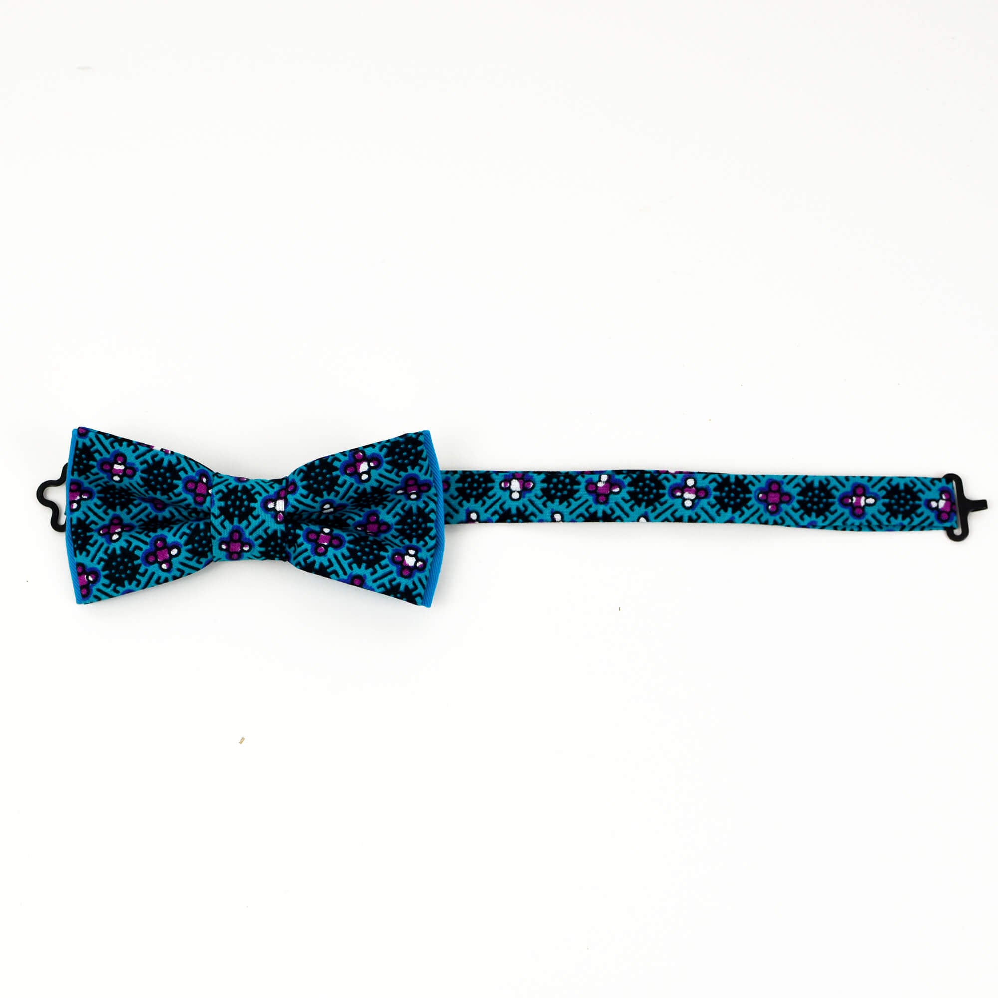 Noeud Papillon Turquoise, Mauve Et Noir