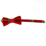 Plaid Bow Tie - Red Madras