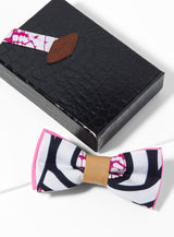 noeud papillon blanc pré-noué fait au Québec