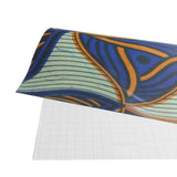 Gift Wrapping Paper - Blue African Print