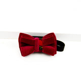 Nœud Papillon Garçon, Bébé Et Tout-Petit - Velours Bourgogne