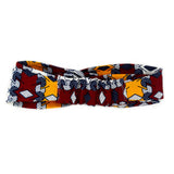 Criss Cross Headband - Colorful African Print
