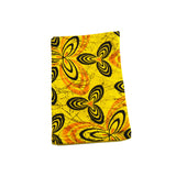 Noeud Papillon Et Foulard Pochette - Jaune Shweshwe