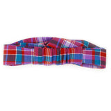 Twist Headwrap - Pink Blue Madras