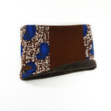 Reversible Kid Neck Warmer - Baby To Youth - Brown And Blue