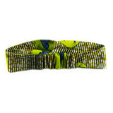 Bandeau Croisé - Vert Pagne Africain Wax