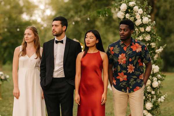 Vêtements et couleurs à éviter lors d'un mariage (et quand faire exception)