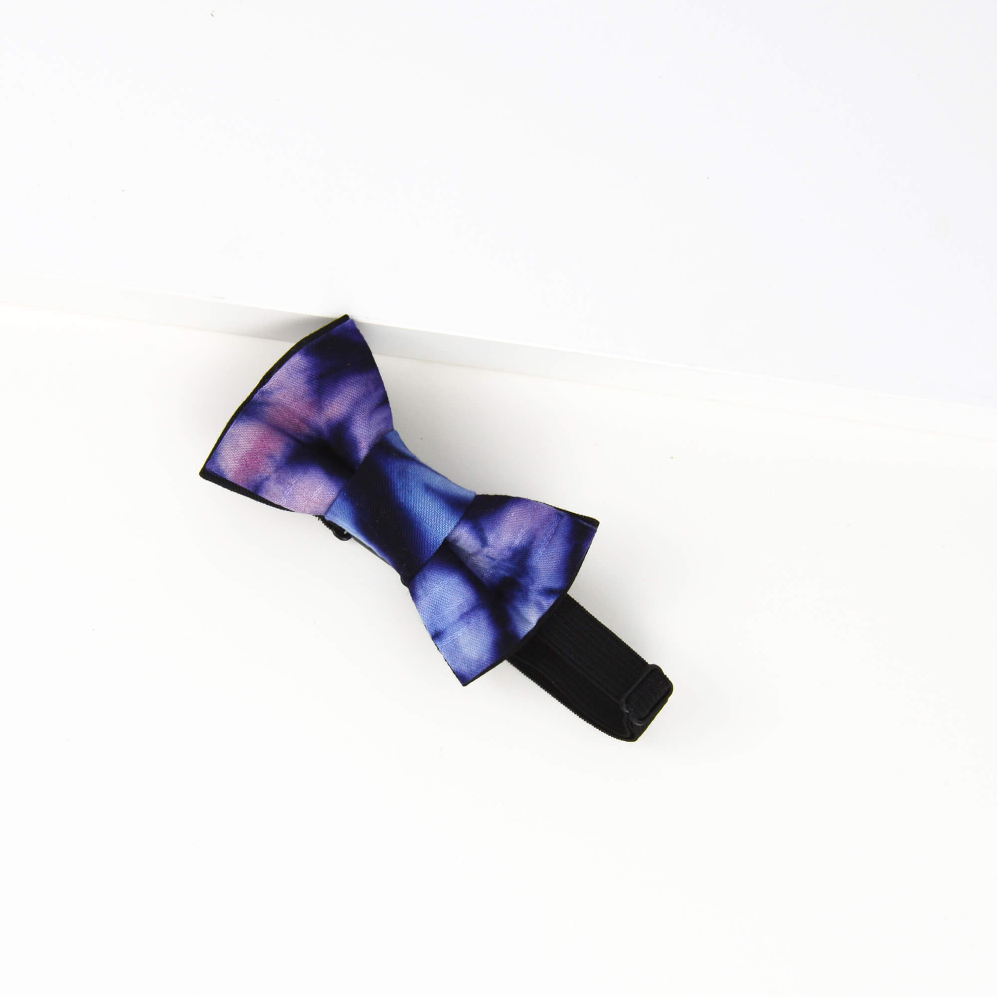 Blue and white tie dye Bow Tie, Child Boy