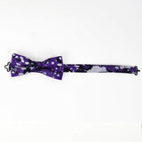 handcrafted in Canada purple bow tie