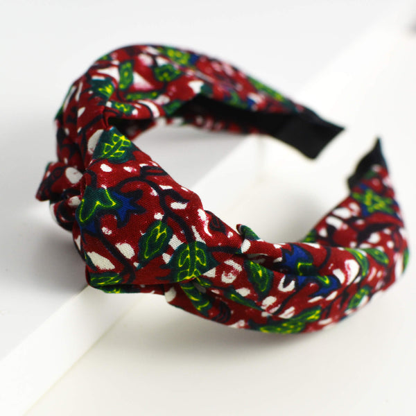red knot headband for all types of hair