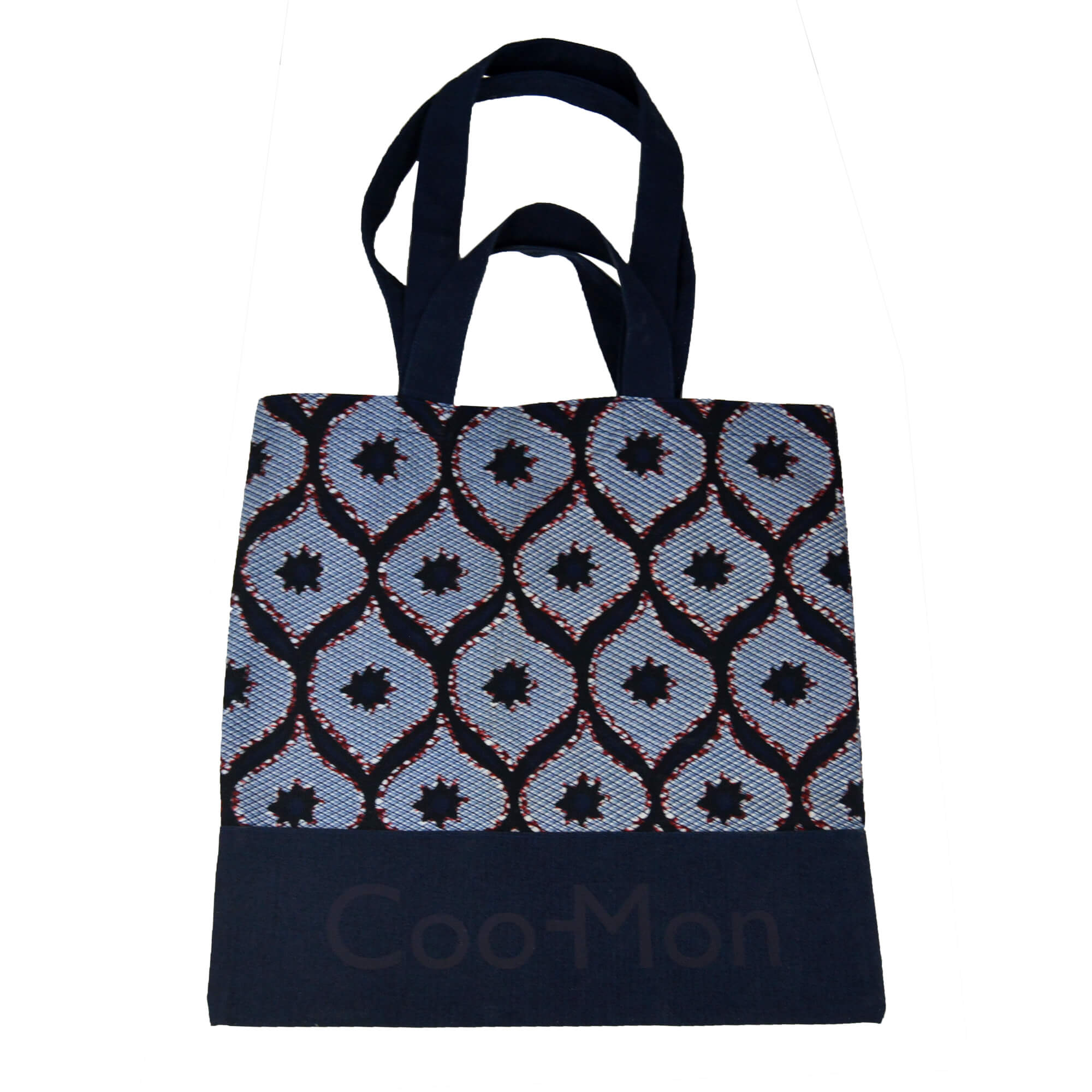 Sac réutilisable pour les courses et le marché - bleu, gris